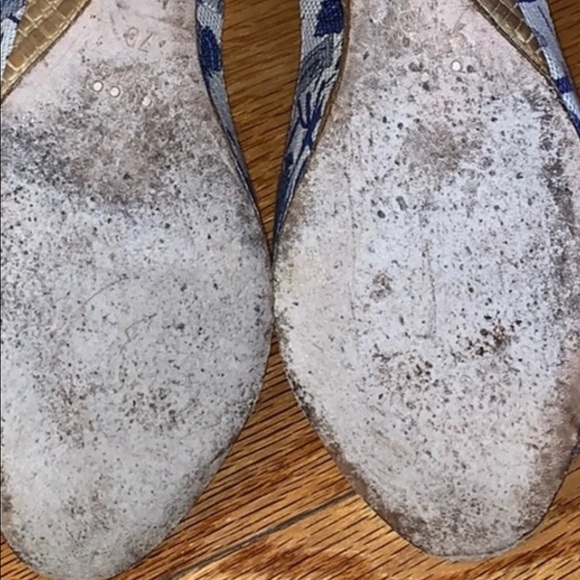 GUCCI WEDGE SANDALS. Size 7 - Picture 5 of 8